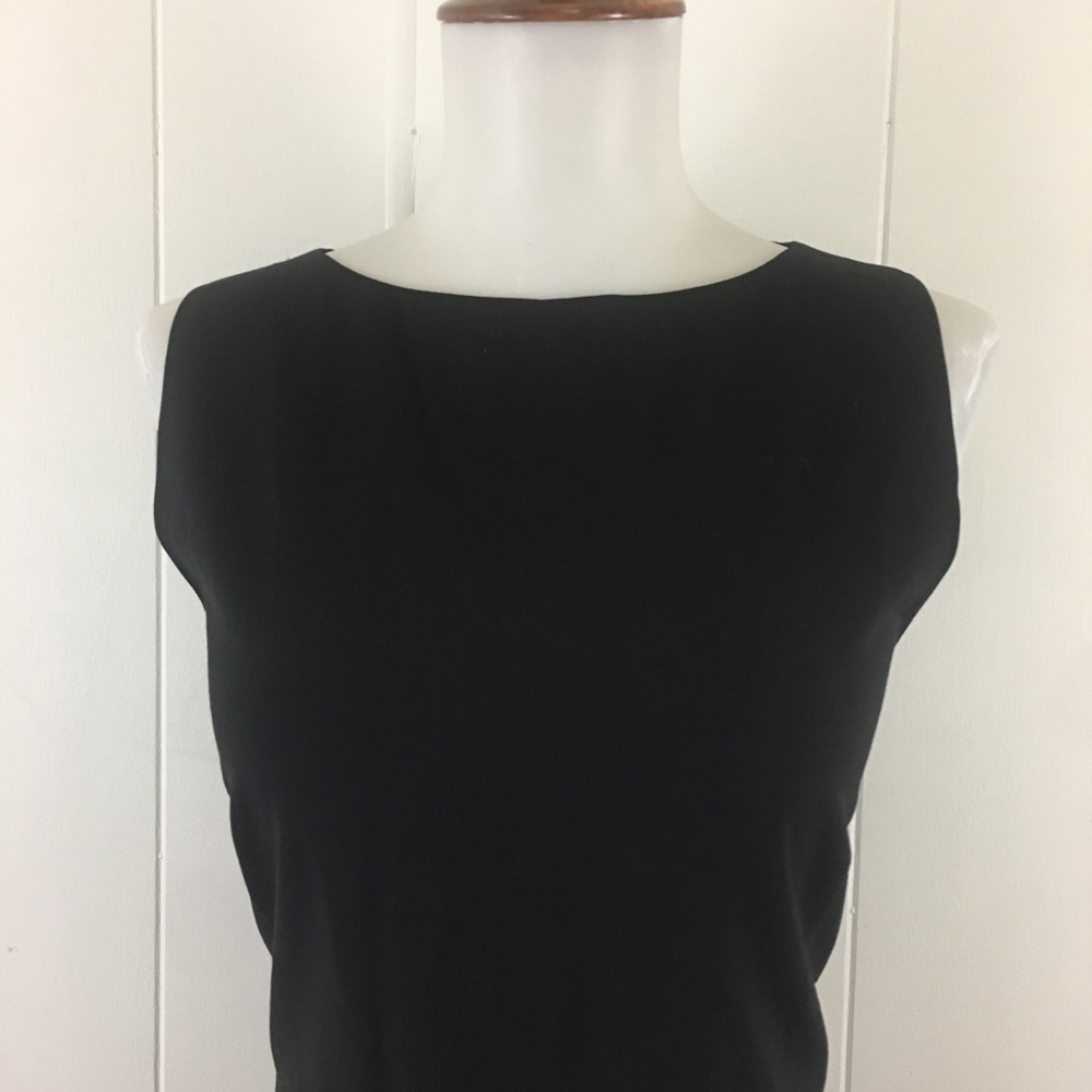 Theory Black Sleeveless Sheath Dress - Picture 3 of 9